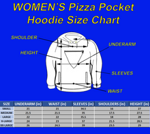 Load image into Gallery viewer, Women's Pizza Pocket Hoodie!